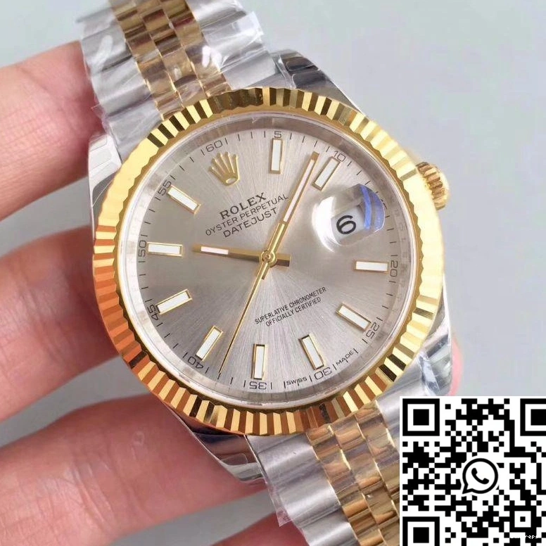 Rolex M126333-0004 EW Factory II Datejust Rhodium Dial 0517